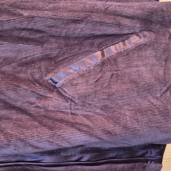 Womens 3x Brown Corduroy Zip-Up Jacket By ERIKA - Picture 2 of 9